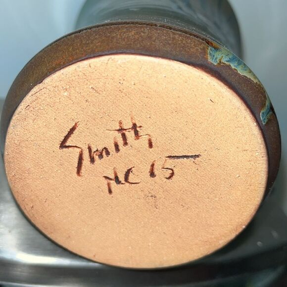 North Carolina big tree logo brown earthenware homemade CERAMIC COFFEE mug cup - Picture 4 of 4